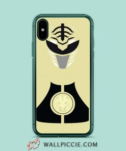Mighty Morphin Power Rangers Green White iPhone XR Case