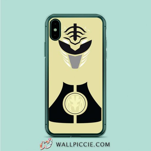 Mighty Morphin Power Rangers Green White iPhone XR Case