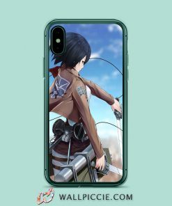 Mikasa Ackerman Attack on Titan iPhone XR Case