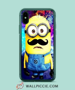 Minion Galaxy Mustache iPhone XR Case