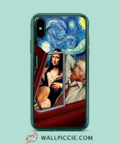 Mona and Van Gogh Funny Meme iPhone Xr Case