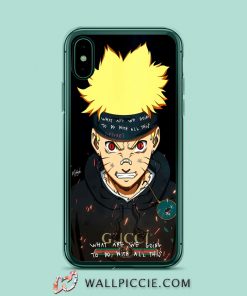 Naruto Hypebeast Style Anime iPhone XR Case