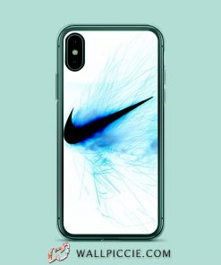 Nike Brush Blue iPhone XR Case