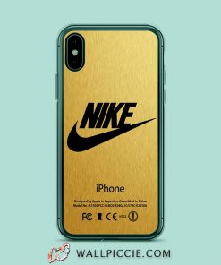 Nike Gold iPhone XR Case