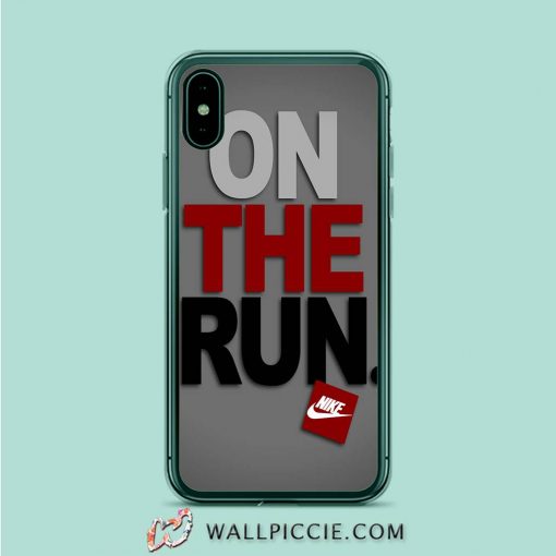 Nike Just Do It On The Run iPhone XR Case
