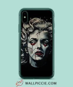Painting Zombie Marilyn Monroe iPhone XR Case