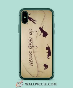Peter Pan Never Grow Up Fly iPhone XR Case