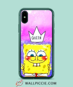 Queen Spongebob Aesthetic iPhone XR Case