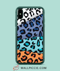 Rainbow Leopard Pattern iPhone XR Case
