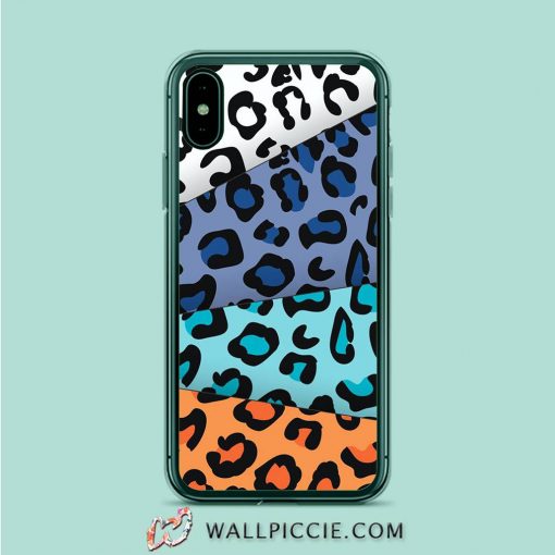 Rainbow Leopard Pattern iPhone XR Case