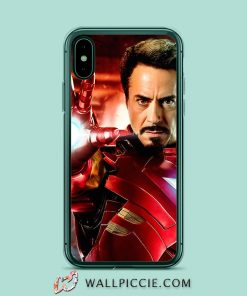 Robert Downey Jr Iron Man iPhone XR Case