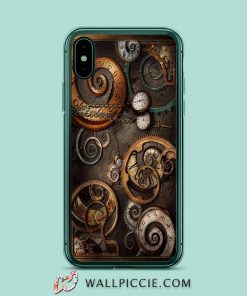 Steampunk Abstract Time Is Complicated Mike iPhone XR Case