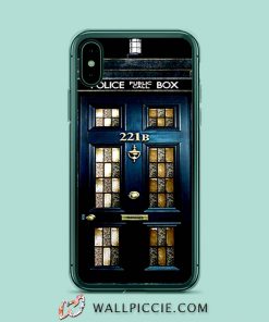 Tardis Sherlock Holmes iPhone XR Case