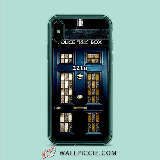 Tardis Sherlock Holmes iPhone XR Case