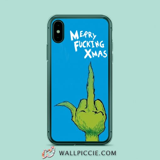 The Grinch Merry Fucking Xmas iPhone Xr Case