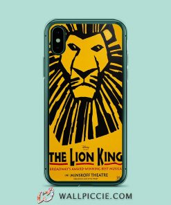 The Lion King The Musical Broadway Poster iPhone XR Case