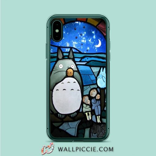 Totoro Stained Glass iPhone XR Case