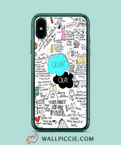 Typography Design John Green The Fault In Our Stars iPhone XR Case