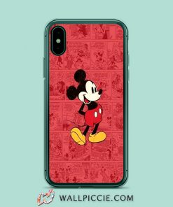 Vintage Mickey Poster iPhone Xr Case