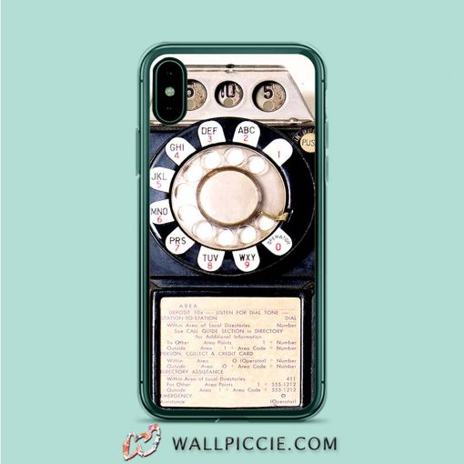 Vintage Payphone iPhone XR Case