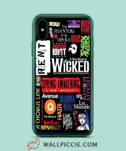 Wicked Broadway Musical Collage iPhone Xr Case