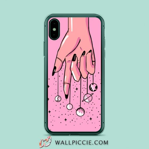World In Your Hand Aesthetic iPhone XR Case
