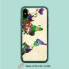 World Map Watercolor iPhone XR Case