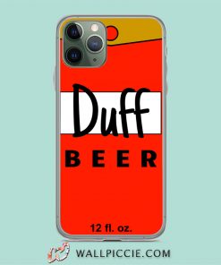 Bart Simpson Duff Beer iPhone 11 Case