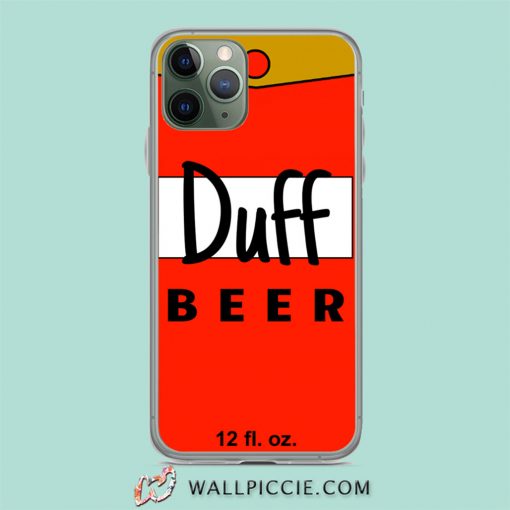 Bart Simpson Duff Beer iPhone 11 Case