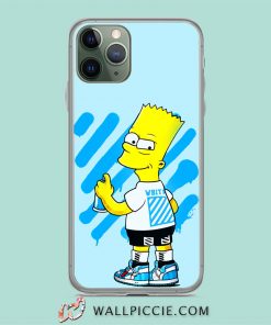 Bart Simpson Off White Collabs iPhone 11 Case