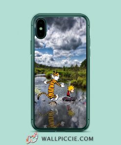 Calvin and Hobbes Back To Nature iPhone Xr Case