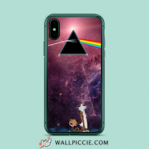 Calvin and Hobbes Pink Floyd iPhone Xr Case