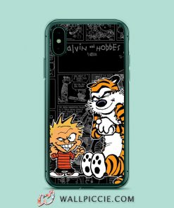 Funny Calvin Hobbes Wicked Face iPhone Xr Case