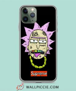 Funny Rick Morty X Supreme X 6ix9ine iPhone 11 Case