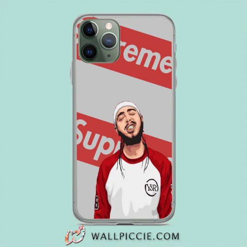 Post Malone X Supreme Collabs iPhone 11 Case