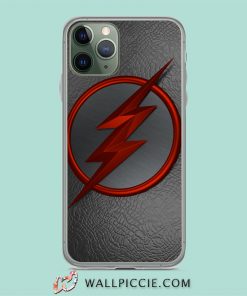 The Flash Metal Symbol iPhone 11 Case