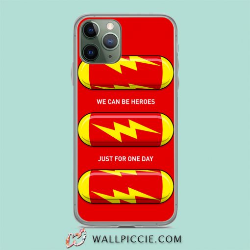 The Flash Pills We Can Be Heroes iPhone 11 Case