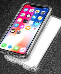 Shockproof Bumper Transparent Silicone Case For iPhone 11 X XS XR XS Max 8 7 6 6S Plus Clear protection Back Cover 2