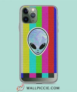 Aesthetic Alien Polaroid Color iPhone 11 Case