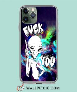 Alien Fuck You Trippy iPhone 11 Case