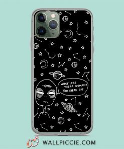Alien Quote Aesthetic Grunge iPhone 11 Case