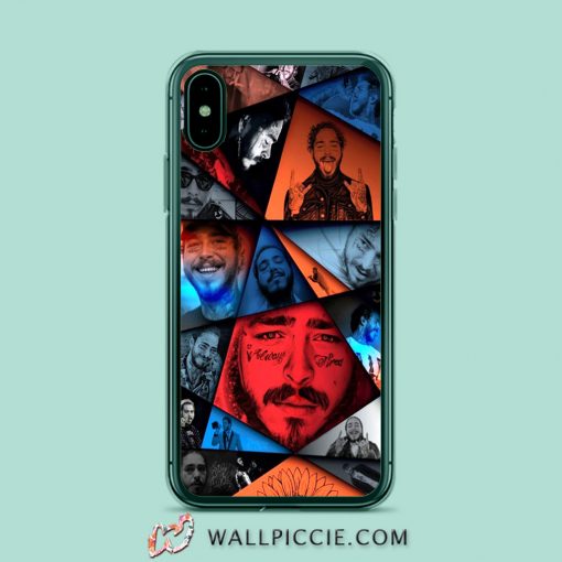Awesome Post Malone Collage iPhone XR Case