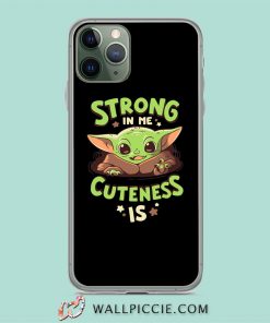 Baby Yoda Star Wars Quote iPhone 11 Case