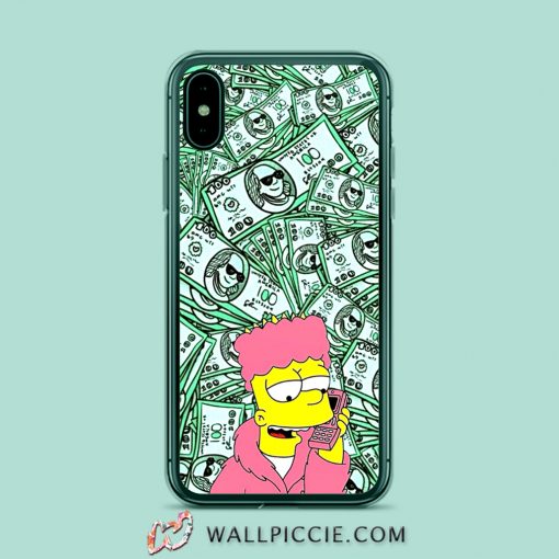 Bart Simpson Cozy Make Money iPhone XR Case