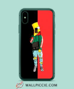 Bart Simpson Hypebeast Style iPhone XR Case