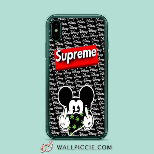 Disney Mickey Mouse Supreme iPhone XR Case