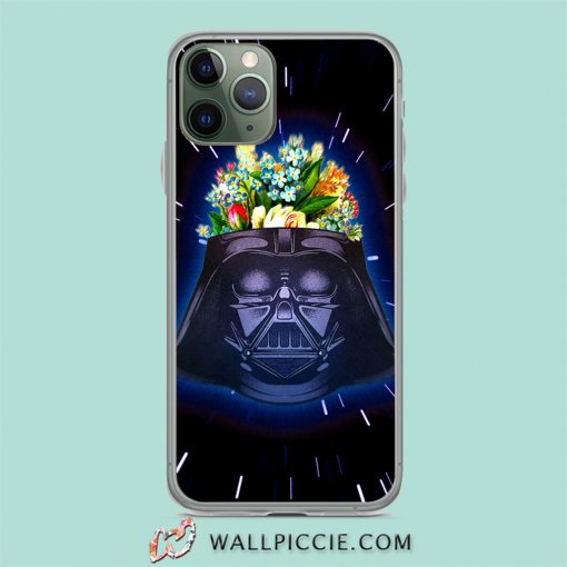 Funny Star Wars Floral Darth Vader iPhone 11 Case