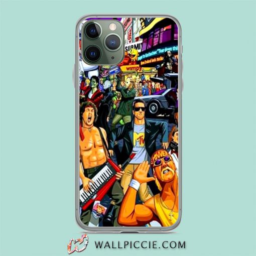 Funny Vintage 80s Movie Character iPhone 11 Case