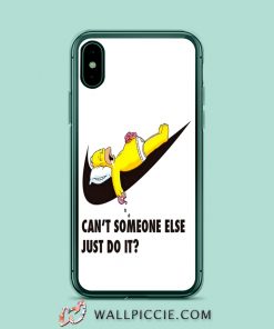 Homer Simpson Just Do it Later iPhone 11 Case