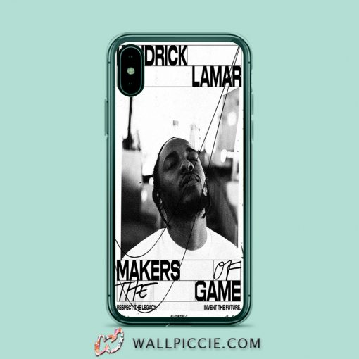 Kendrick Lamar Makers Of The Game iPhone XR Case